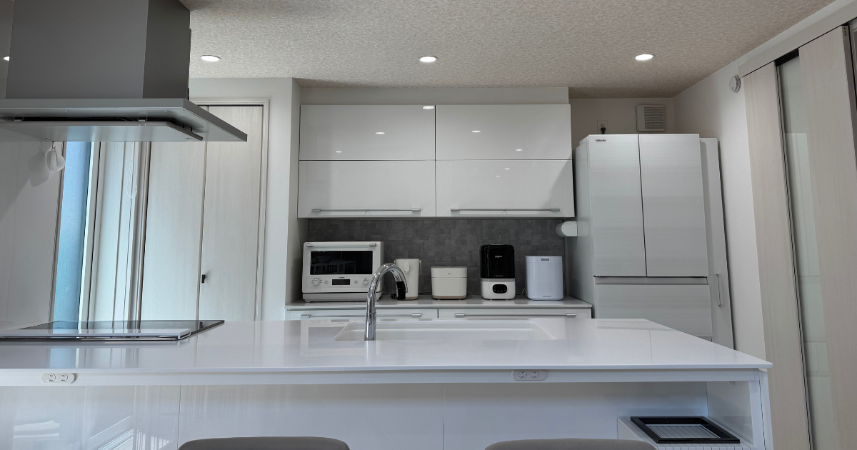 一条工務店の紹介制度適用で無料になった322300円のカップボードの実例